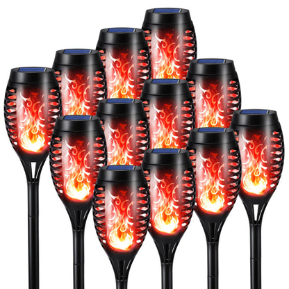 Halloween Outdoor Solar Flickering Flame Torch Lights Waterproof Garden Yard Pathway Decor SKAZ018